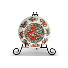 1521 A Fengcai eight treasure dragon plate